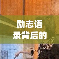 励志语录背后的爱情力量，向老公的道歉与成长之路